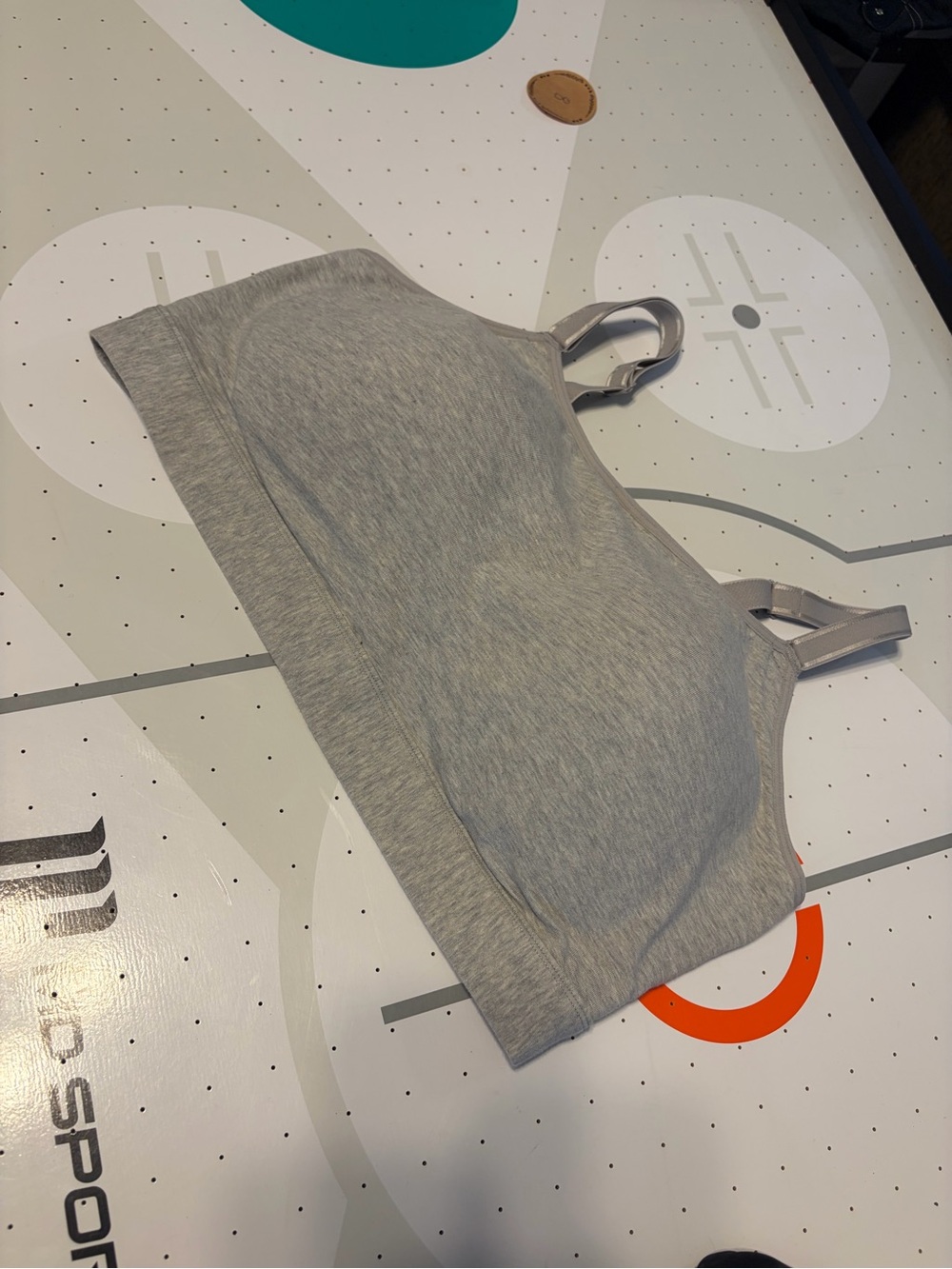 Fruit of the Loom Light Heather Gray Seamless Sports Bra